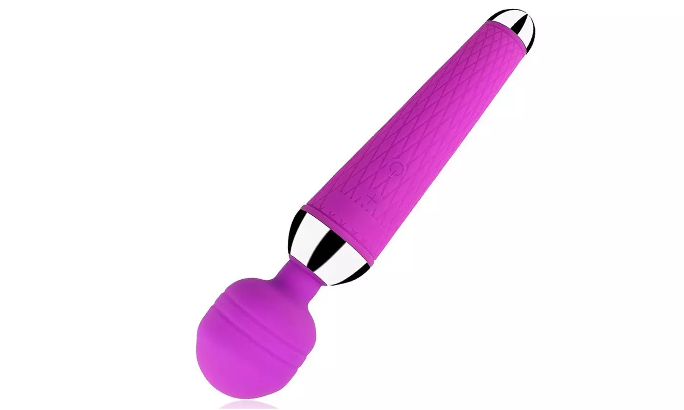 USB Recharge Handheld Magic Wand Vibrator G Spot Clitoral Stimulator