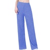 Image 15: Wide Leg Rib Knit Casual Bottoms