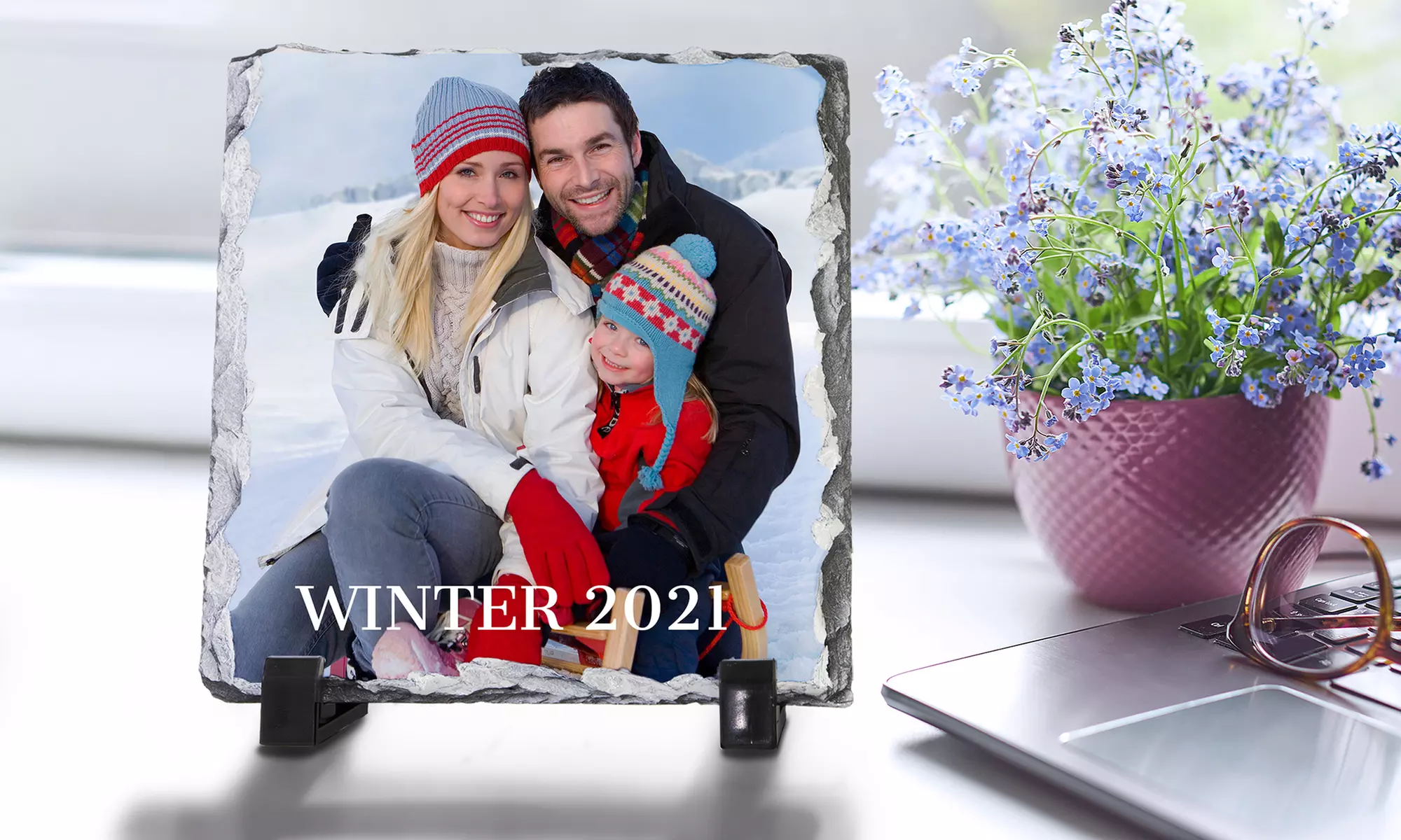 Gravez vos souvenirs sur une élégante ardoise intemporelle