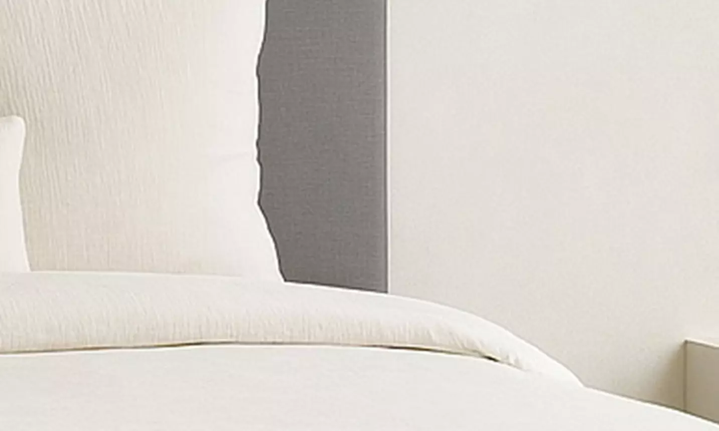 Parure de lit "Uni" micro lavée