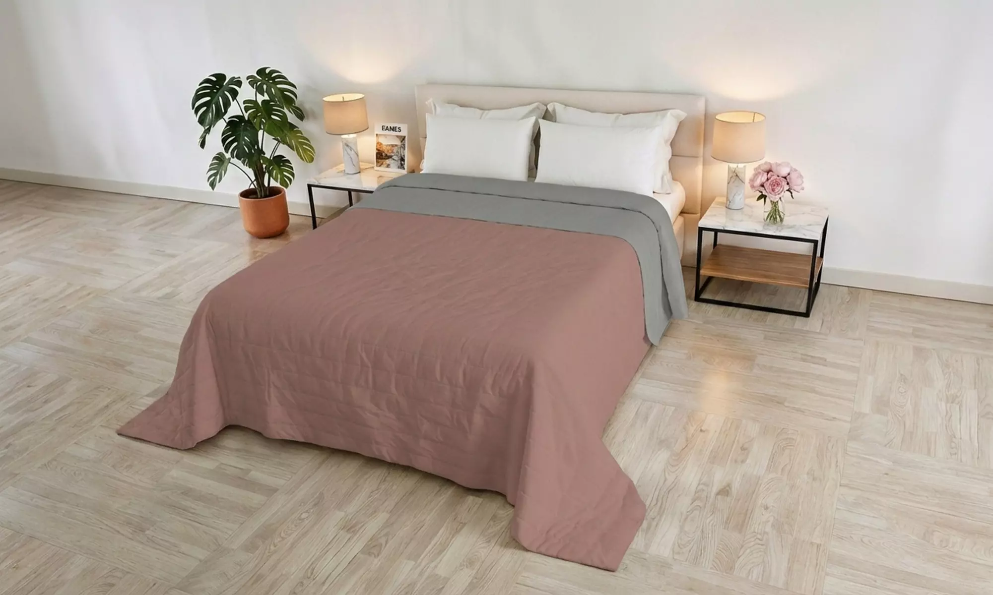 Golia-quilt met dubbelzijdig ontwerp