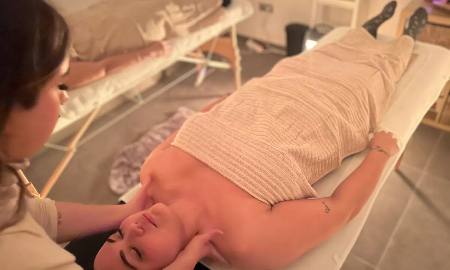 Ritual en pareja con masaje de 45 o 60 minutos y copa de cava