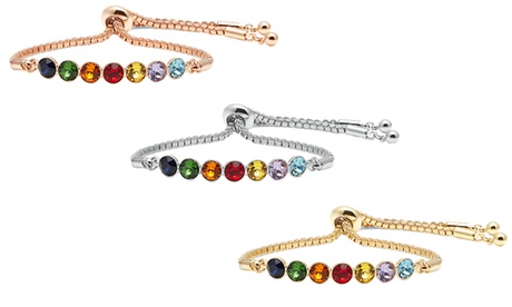 Bracciale Rainbow OMG Jewel con cristalli di Swarovski® disponibile in 3 colori