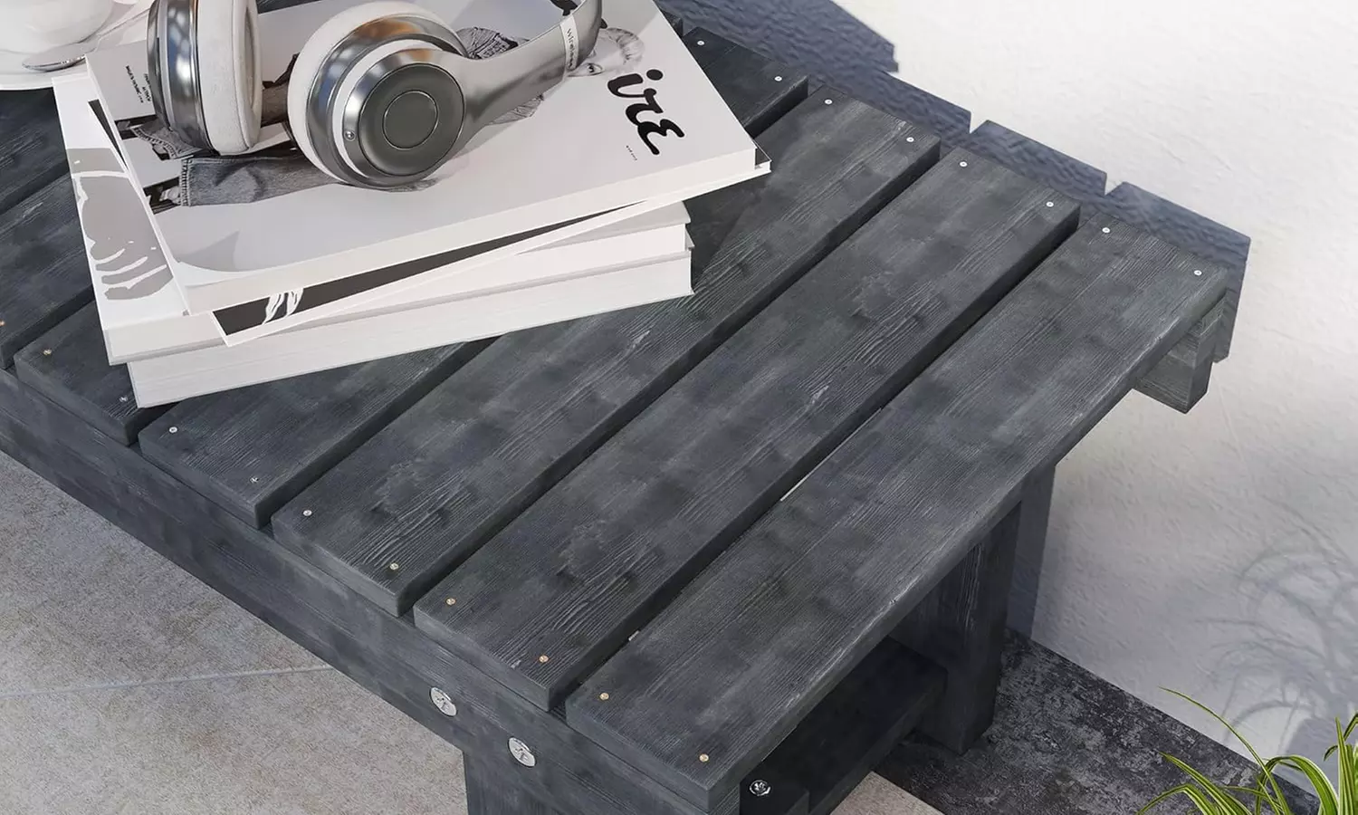 Outsunny Outdoor Bench, Picnic, Wooden or Aluminium