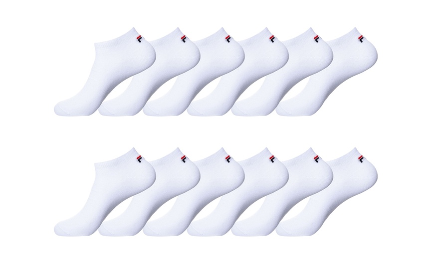 Image 2: Lot de 12 paires de chaussettes courtes Fila