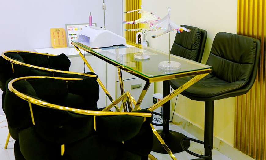 Image 9: Manicure & Pedicure Packages with Gelish & Hair Wash + Blow-Dry 