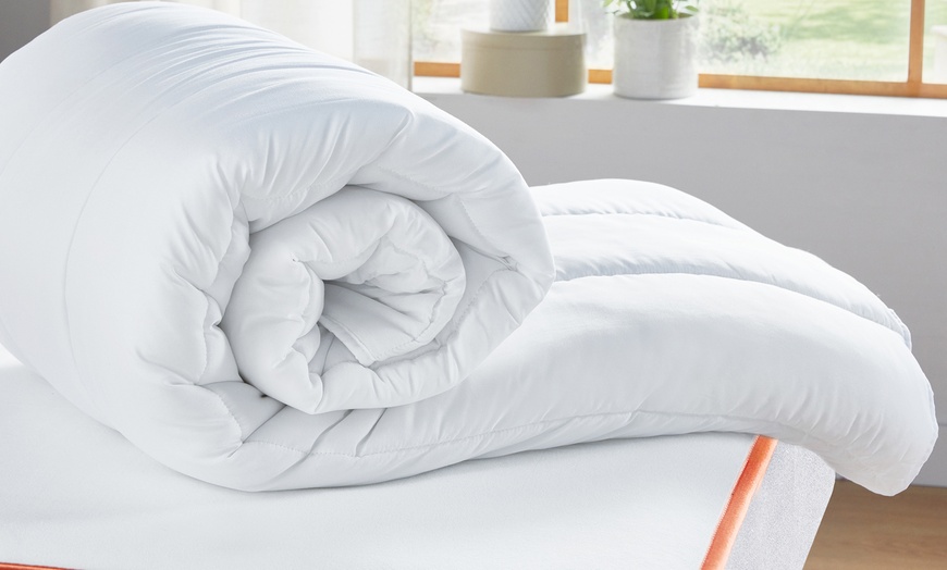 Image 3: Couette 400 g en Fibre pour l’Hiver – Ultra Chaude, Respirante, Hypoallergénique, Douce