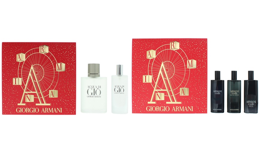 Image 1: Giorgio Armani Fragrance Gift Set for Men