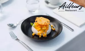 Envolée gourmande au restaurant Ailleurs Taverny : menu des délices pour 1 à 4 pers. (25% de remise)