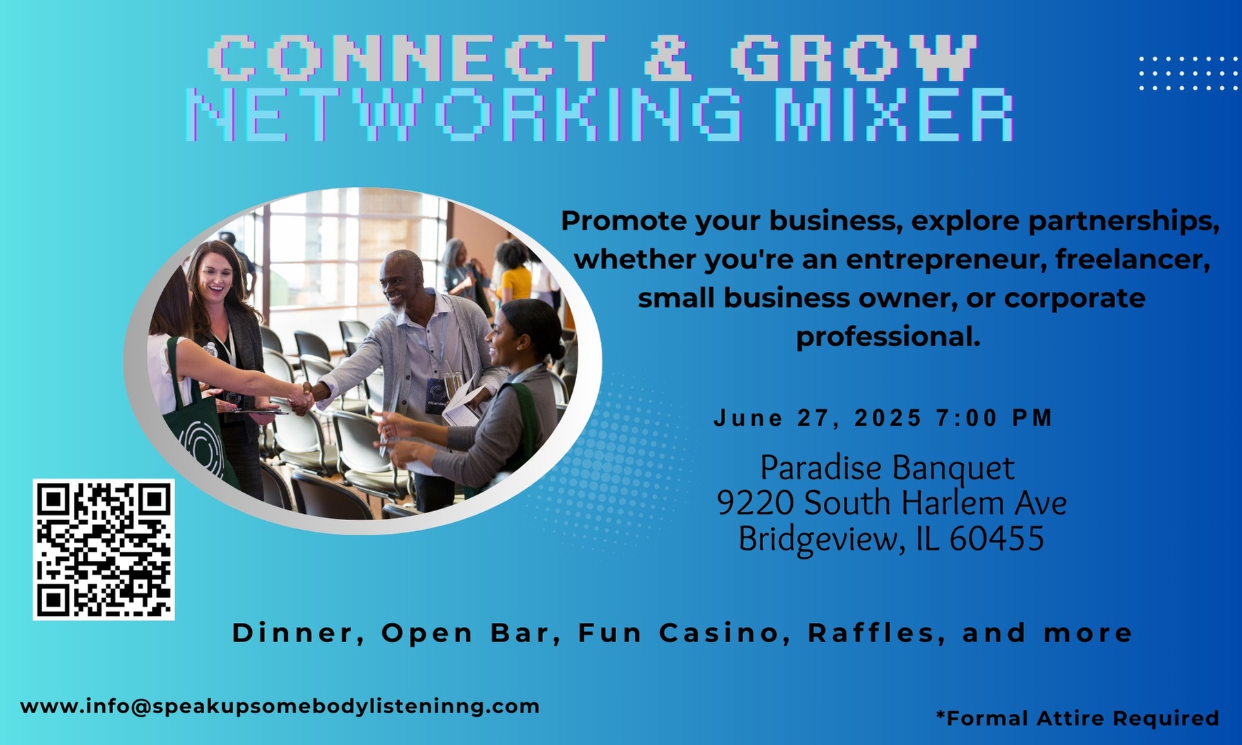 Connect and Grow Networking Mixer Event for Single Admission!