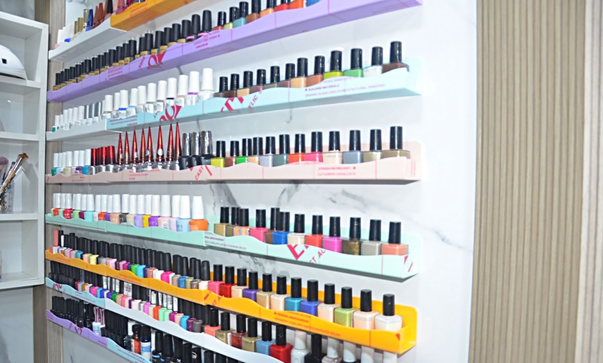 Image 5: Classic & Gelish Manicure-Pedicure w/ Hair Wash, Blowdry & Spa Add-Ons