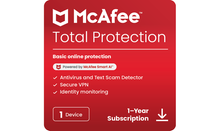 Logiciel McAfee Total Protection 2025 : 1 / 1 - Binary Distribution Limited