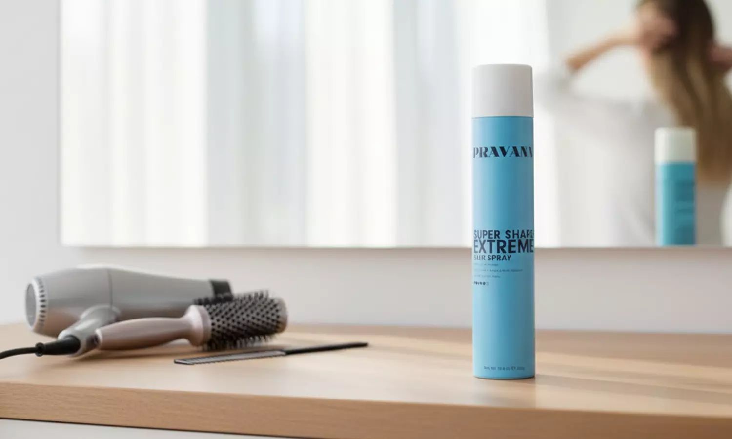 One or Two Pack of Pravana Nevo Super Shape Extreme Hair Spray 10.6 oz