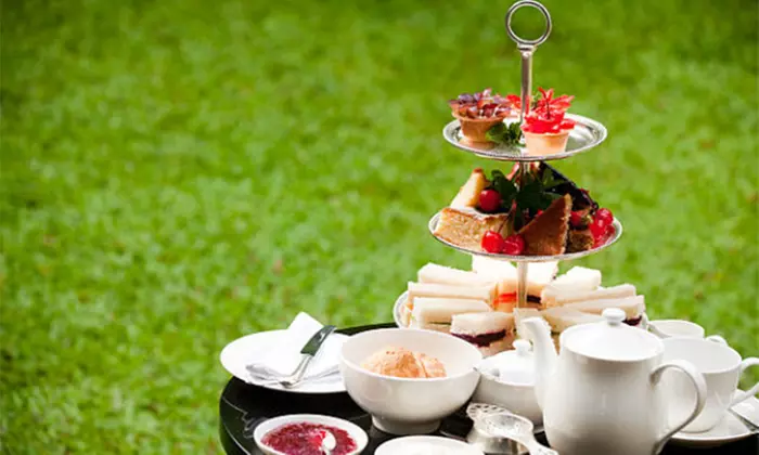 Indulge in Afternoon Tea for 2 or 4 Persons, featuring Sandwiches, Savories & Sweet Treats (Up to 40% Off) - Primary Image