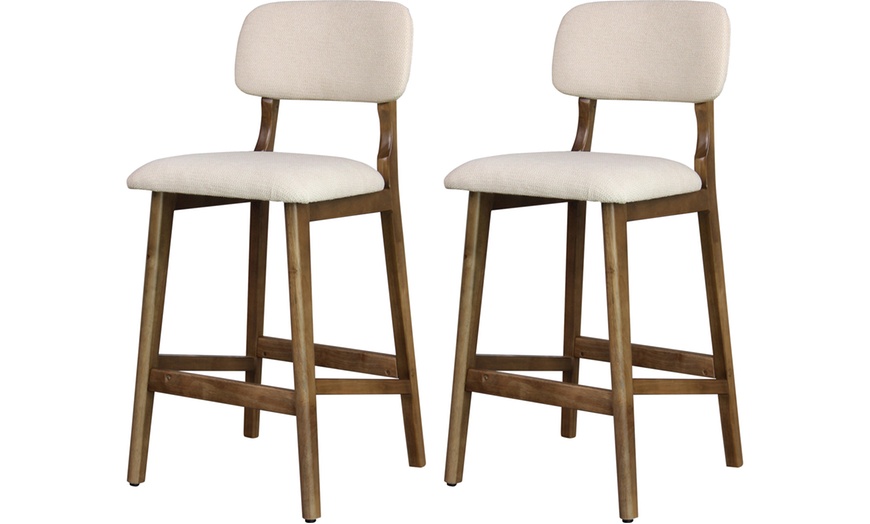 Image 6: Lot de 2 chaises de bar "Clyde" de Doosense 