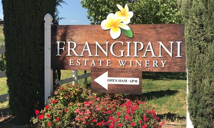 Choose 2 Entrees and 2 Glasses of Wine for Two. Valid: Weekdays on... - Frangipani Estate Winery INC
