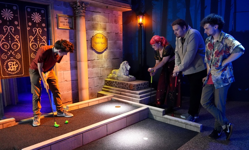 Image 1: Wizarding-Themed Mini Golf with Magical Potion Drink — Leeds