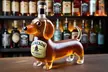 Dachshund-Shaped Whiskey Decanter in Five Stylish Models - Second Medium