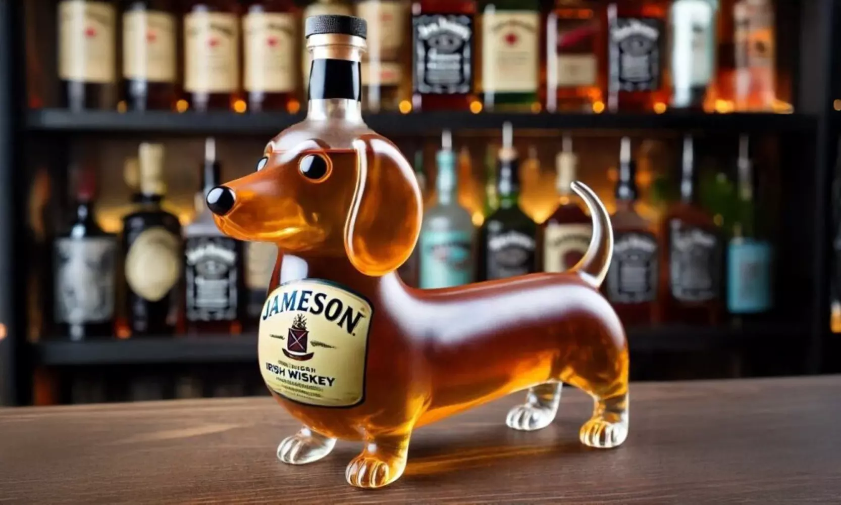 Dachshund-Shaped Whiskey Decanter in Five Stylish Models