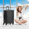 Image 12: 8 Wheel Premium Travel Suitcase TSA Lock Highly Durable 100+ Airline Approved