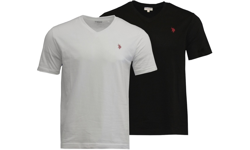 Image 1: 2er- oder 4er-Pack US Polo ASSN. T-Shirt für Herren