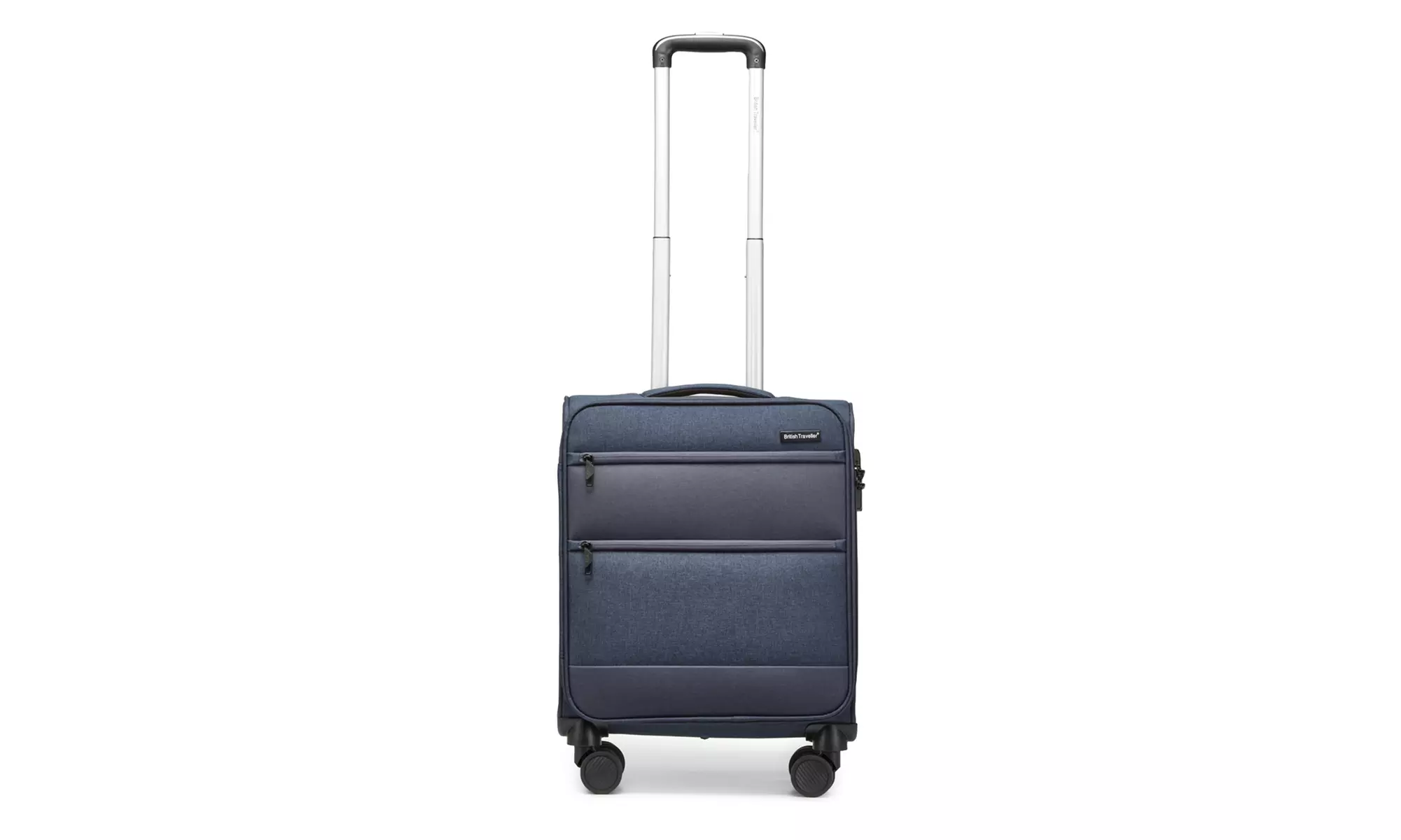 One- or Three-Piece British Traveller Luggage with TSA Lock & Wheels