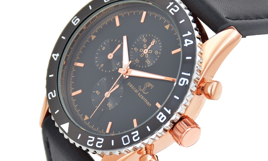 Image 9: Reloj de acero inoxidable con movimiento de cuarzo, de SC Crystal