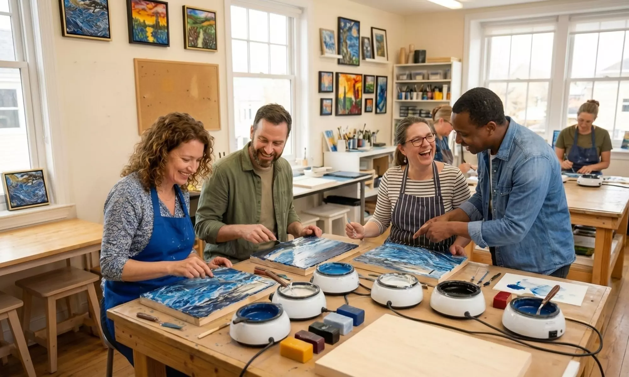 Mobile Wax Sculpture Workshops and Creative Events