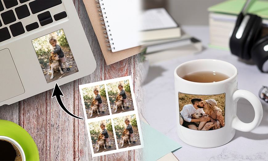 Image 2: Personalisierbare Aufkleber mit Namen oder Foto