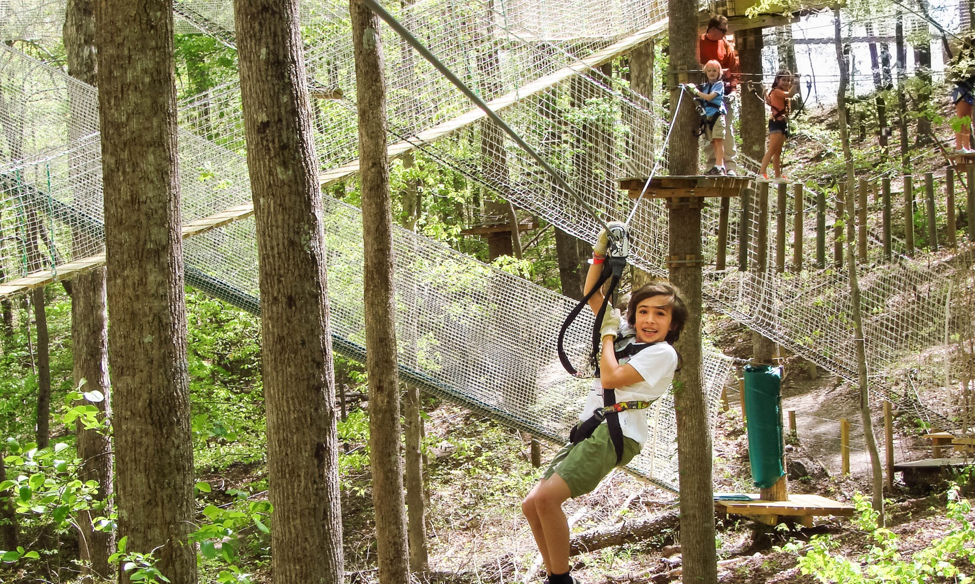 Adventure Awaits: Aerial Park Admission for Up to 6 People with Gloves