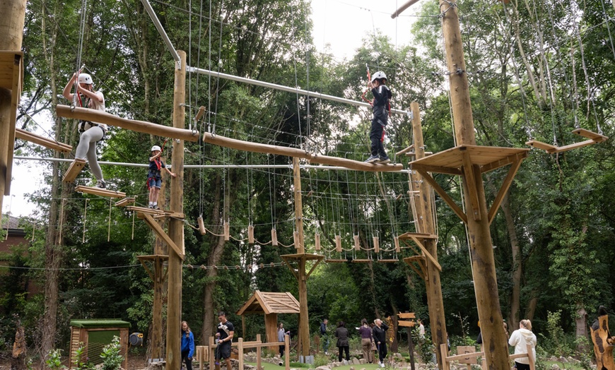 Image 1: Up to 40% Off on High Rope Course at Iron Pit Woods Adventure