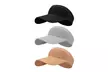 3-Pack Women's Knitted Sun Visor Hat - Second Medium
