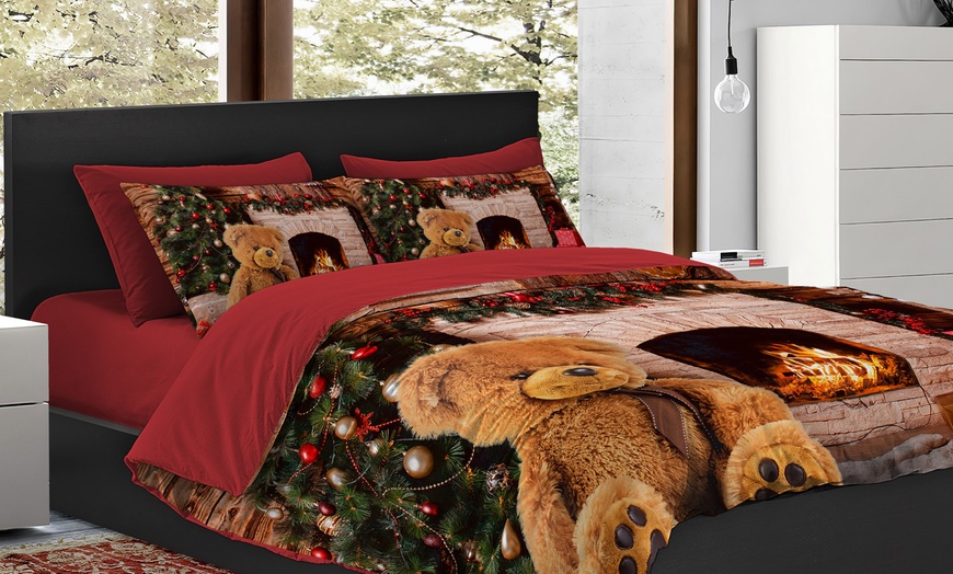 Image 1: Copripiumino matrimoniale con stampa digitale