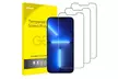 Screen Protector for iPhone X/XR/XS/XS Max, 11/12/13, Mini, Pro, Pro Max, 3-Pack - Second Medium