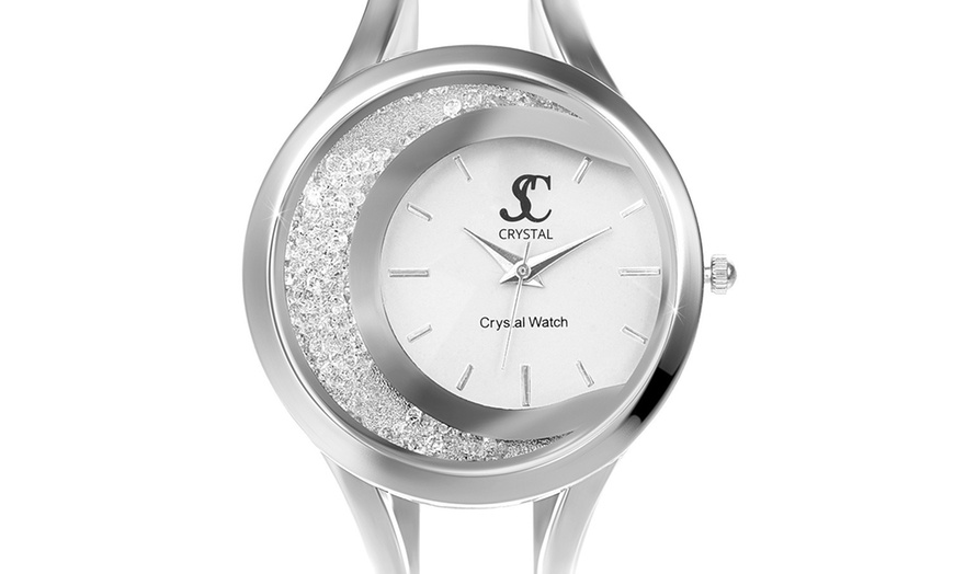 Image 9: Orologio da donna con cristalli scintillanti SC Crystal