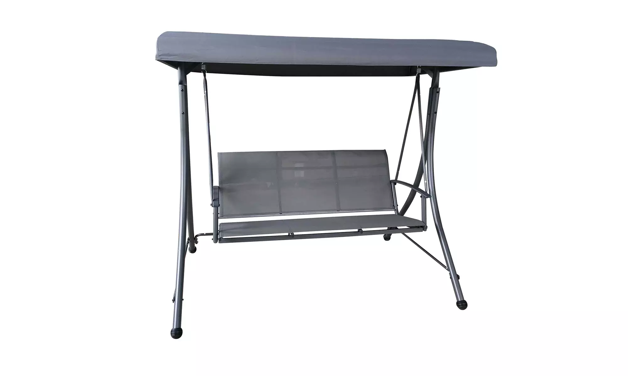 Dondoli in acciaio e poliestere 3 posti Camillo Rigamonti