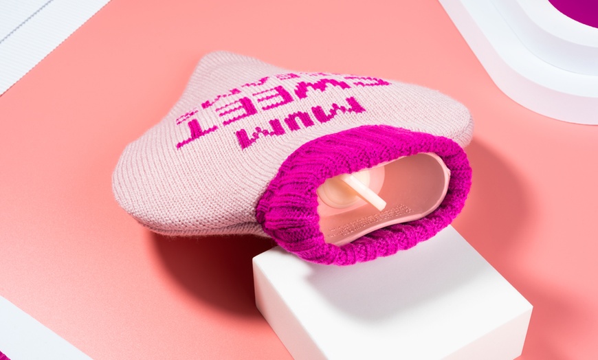 Image 6: One or Two Heart-Shaped Hot Water Bottle 