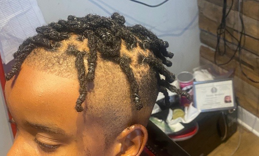 Image 17: Haircuts, Beard Grooming, Scalp Treatments & More Services 