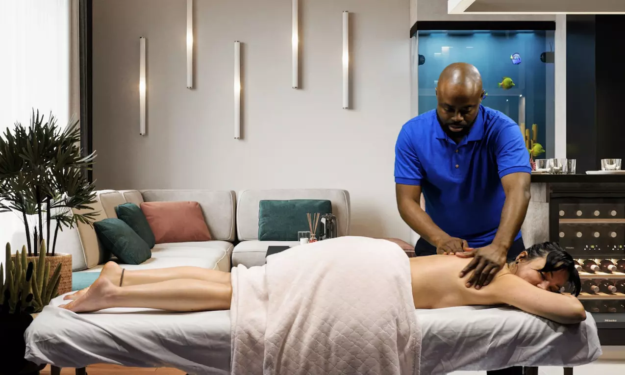 60- or 90-Min Massage with Hot Stone & Aromatherapy for One or Couples at ABR Massage Co. (Up to 45% Off) - Primary Image