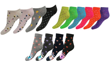 12 paia di fantasmini, disponibili in 3 fantasie