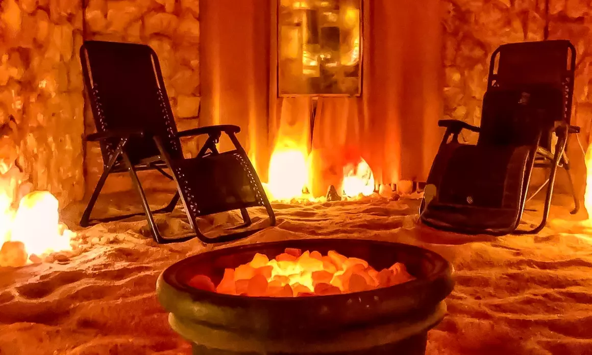 One 45-Minute Halotherapy Salt Cave Session for 1, 2, 4, or 6 People