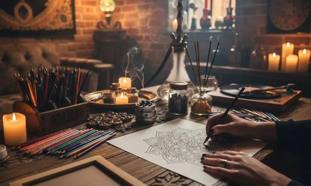 Creative Escape: Drop-In Painting Session with Framing or Couples Calm at Twisted Dips THE SHOP (Up to 77% Off) - Primary Image