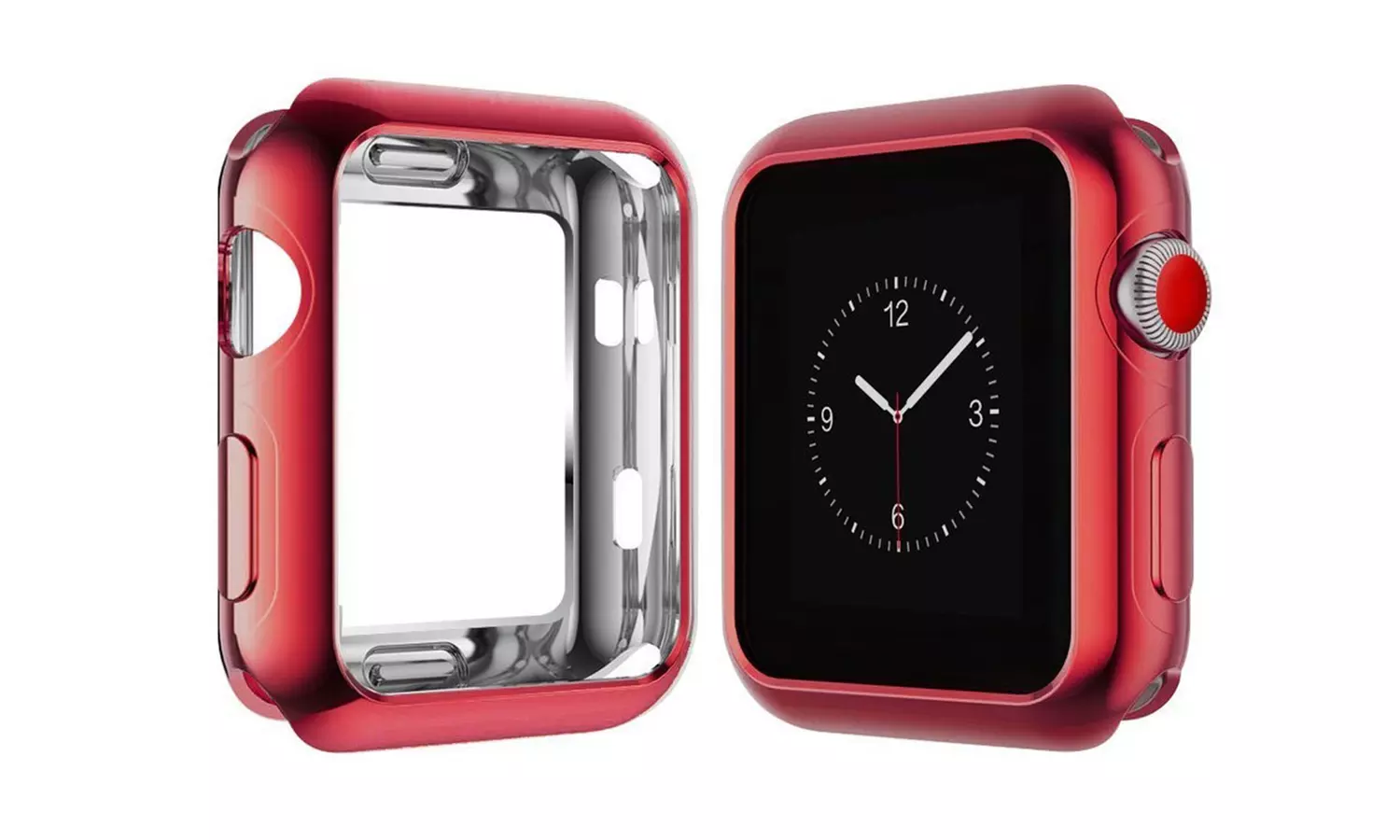 Soft Flexible Anti-Scratch Resist Cover Protective Bumper Case for Apple Watch