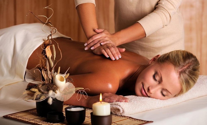 Image 1: 60-Min Choice of Massage w/ Choice of Facial & Complimentary Champagne