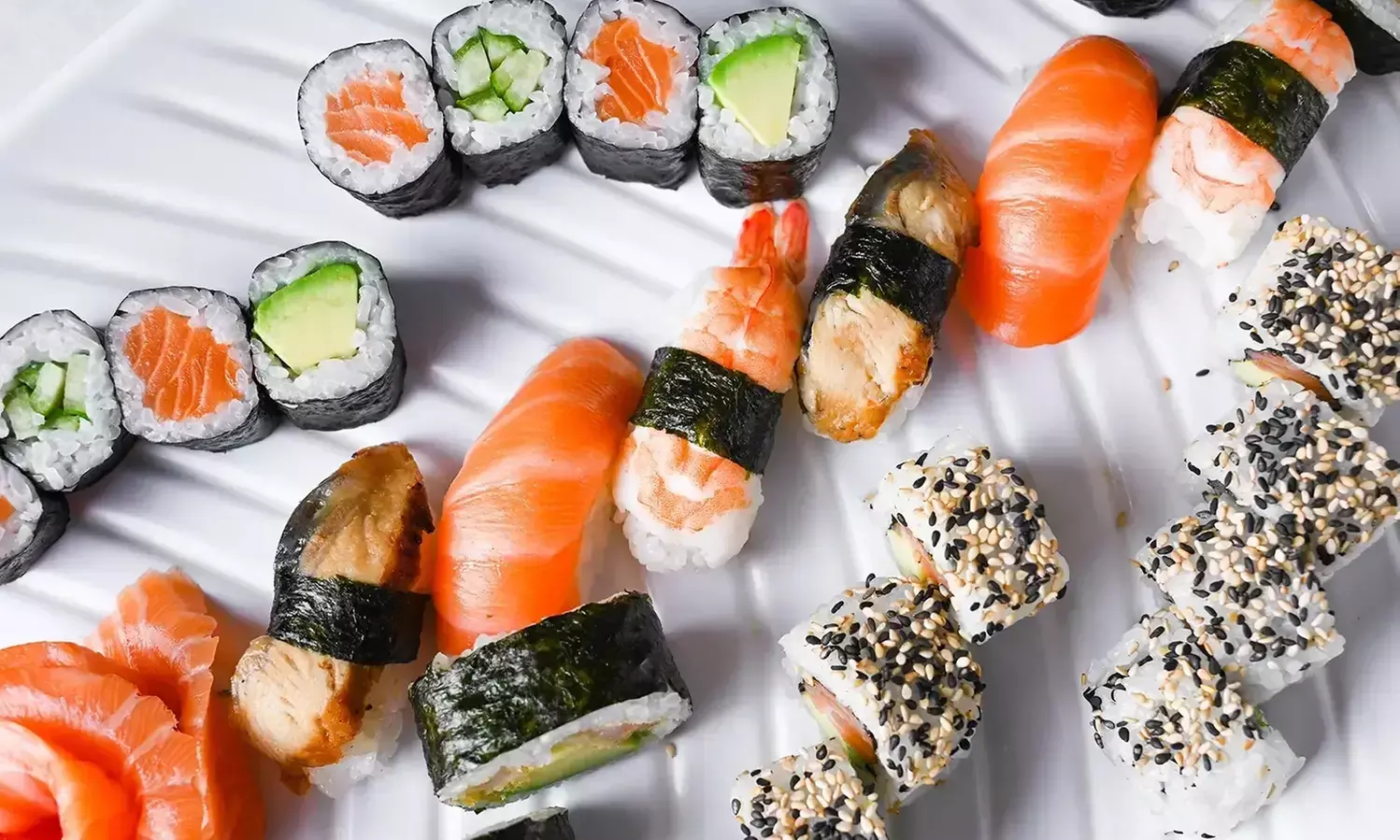 Exklusives Sushi-Menü in 3 Gängen für 2 oder 4 Personen