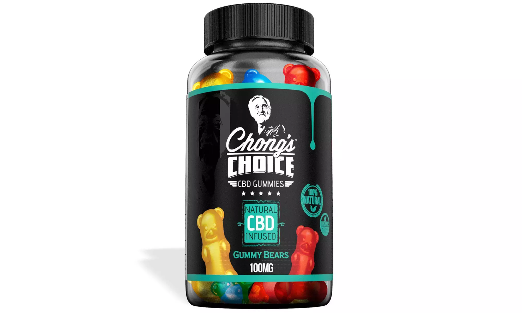 Chong's Choice 100mg Gummy Bears from Diamond CBD - Primary Image