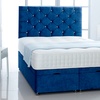 Image 3: Naples Velvet Ottoman Divan Bed 
