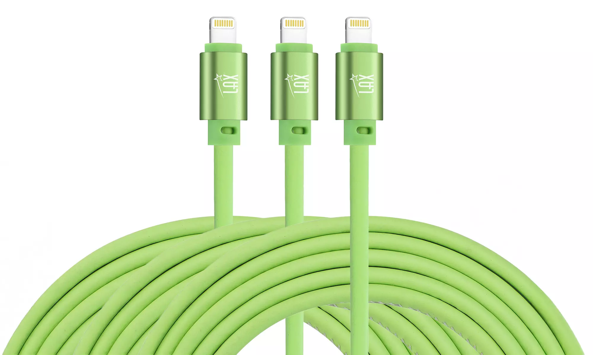 Glow in the Dark Apple MFi Certified USB to Lightning Cable