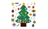 30pcs Kids DIY Felt Christmas Tree Ornaments Xmas Gifts Wall Hanging Decor
