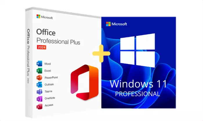 Microsoft Office 2024 Pro Plus & Microsoft Windows 11 Professional